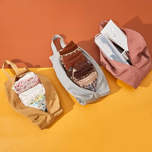Travel Portable Storage Bag for Socks, Panties, Cosmetics, Sundries